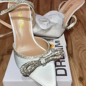 Dream Pairs Silver Women's Heels